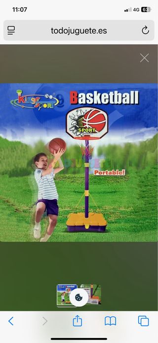 Cestino da basket portatile per bambini