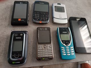 7 Teléfonos móviles antiguos