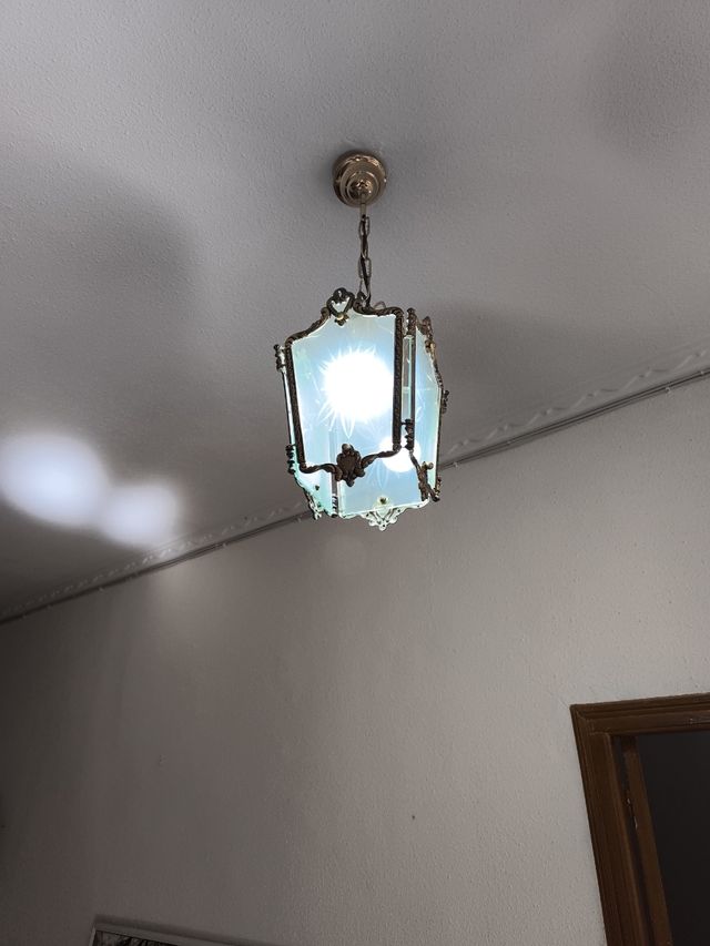 Farol vintage metálico(Tengo 2 iguales)