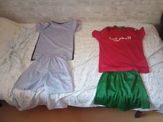 2 Equipaciones Fútbol: Athletic & Marruecos