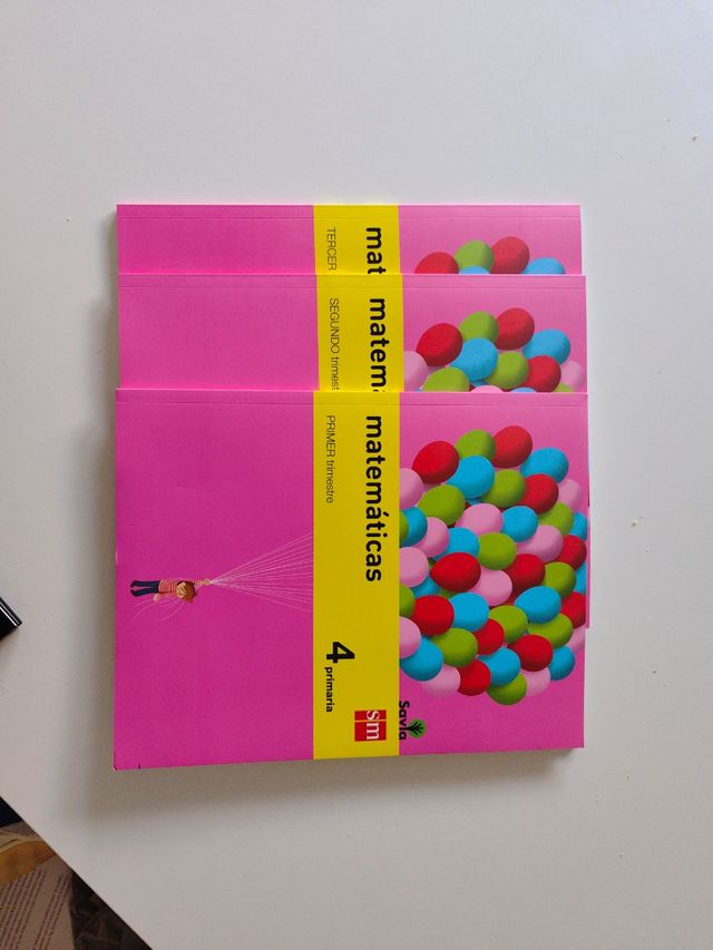 Matemáticas. 4 Primaria. Savia. Nuevos  tres trime