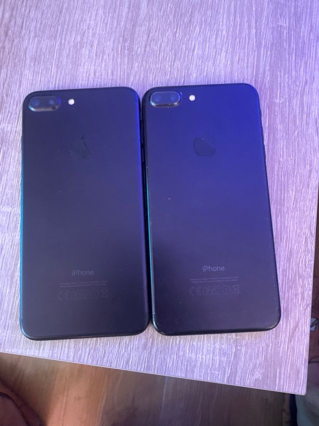 2 iPhone 7 negros - piezas