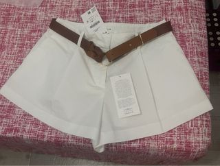 Bermuda blanca Zara -talla S