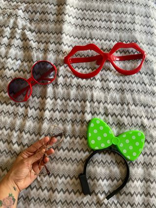 Disfraz: gafas & diadema