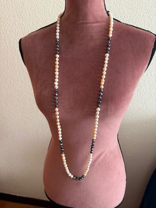 Collar perlas cultivadas multicolor