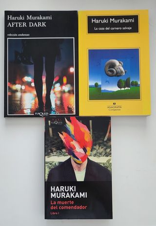 Haruki murakami pack 3 libros, 