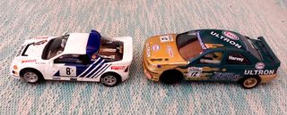 Coches Scalextric: 4 coches según fotos.