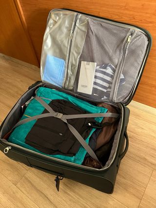 Maleta Samsonite VERDE OLIVA,RUEDAS NUEVAS

