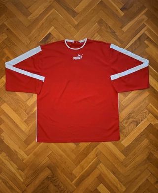 Camiseta Deportiva Puma Vintage Roja-Blanca