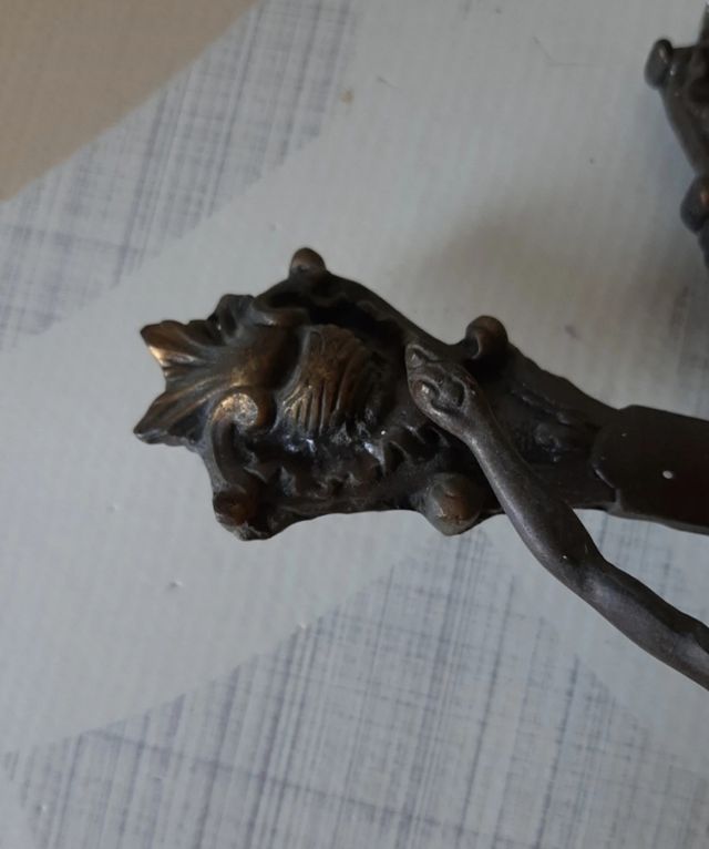 Crocifisso in ottone antico