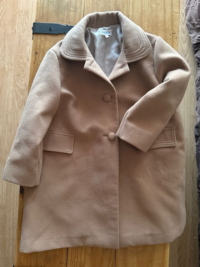 Abrigo paño niña talla 4 - Torqui