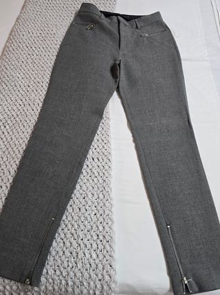 Pantalones vestir grises -talla 38.