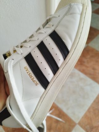 Adidas Superstar 47,5 - Blancas y Negras