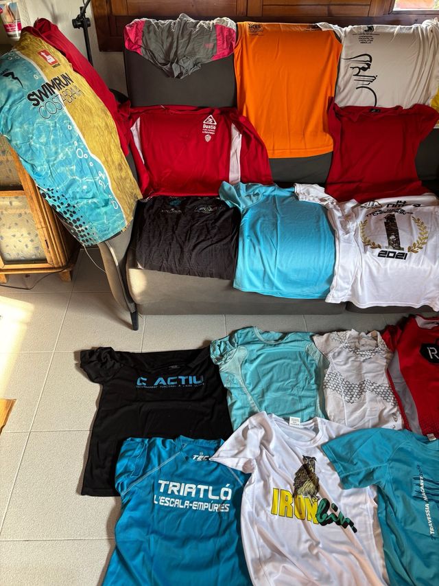 Ropa deportiva running - 25 piezas