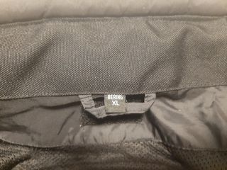 Chaqueta de moto Bering negra-gris, talla XL