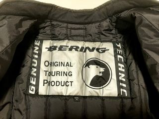 Chaqueta de moto Bering negra-gris, talla XL