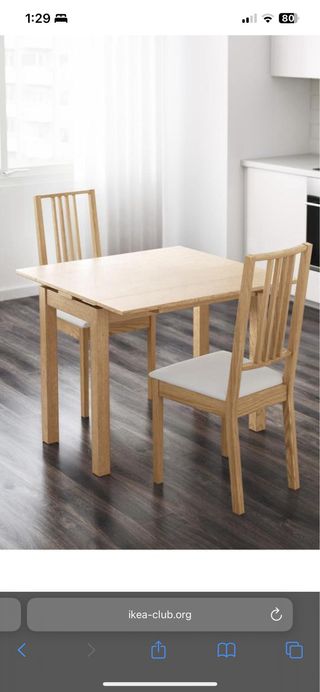 Mesa Comedor Extensible - Madera