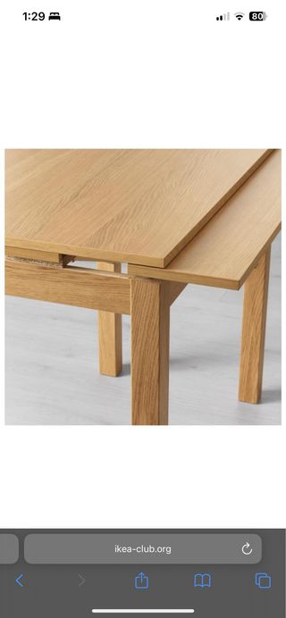 Mesa Comedor Extensible - Madera