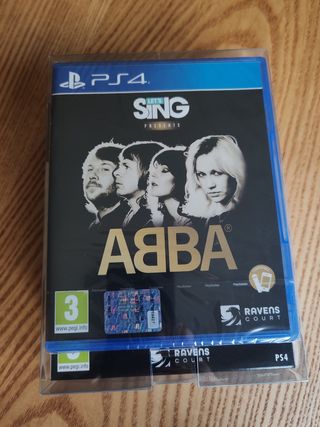 🇪🇸ABBA LETS SING para PS4 CON 2 MICROFONOS NUEVO