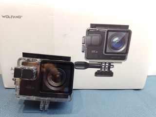 WOLFANG Cámara Deportiva GA100 4K 30FPS, WiFi de 2