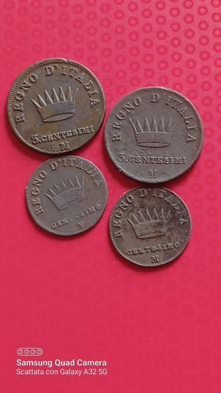 3 Monete tris napoleone