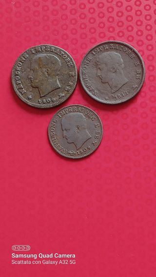 3 Monete tris napoleone