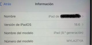iPad 8ª generación 32GB - Plata