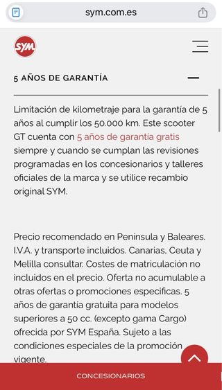 (EN GARANTIA) Moto SYM Jet14 125cc - 4.500km