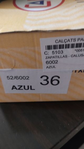 Zapatillas verano - tela, goma