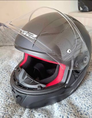 Casco moto LS2 nero opaco