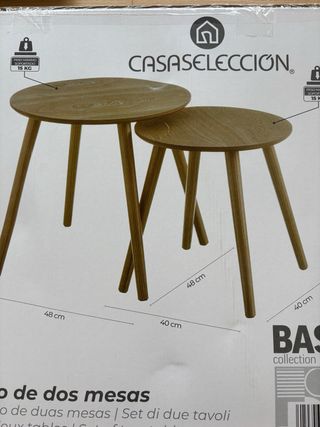 Juego 2 mesas nido CASASELECCION. NUEVAS.