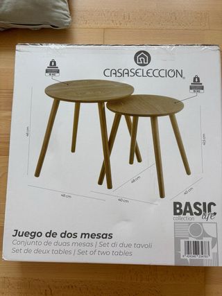 Juego 2 mesas nido CASASELECCION. NUEVAS.