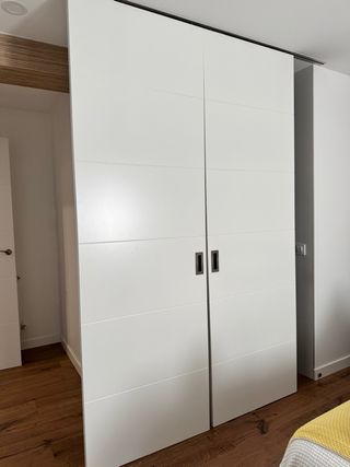 2 Puertas correderas blancas 