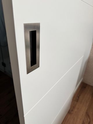 2 Puertas correderas blancas 