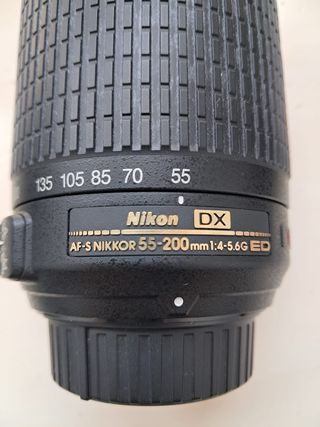 Objetivo Nikon AF-S 55-200mm DX precio negociable