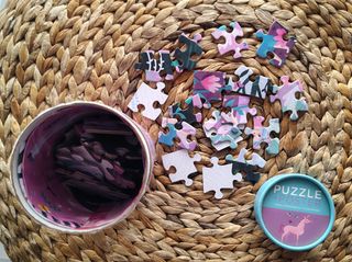 Puzzle Unicornios 100 piezas + Poster