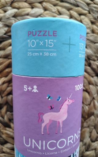 Puzzle Unicornios 100 piezas + Poster