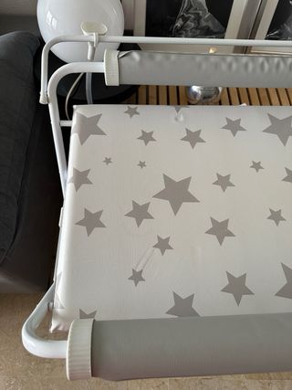 Cambiador y Bañera Bebé Plegable Estrellas