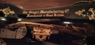 Máquina coser Singer antigua