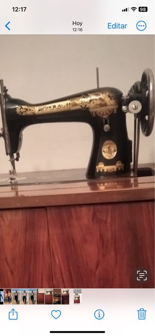 Máquina coser Singer antigua