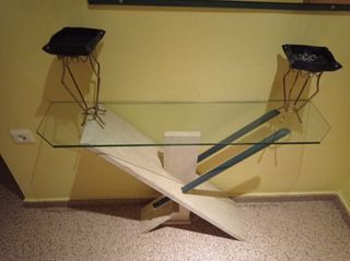 Mueble recibidor con espejo - Moderno