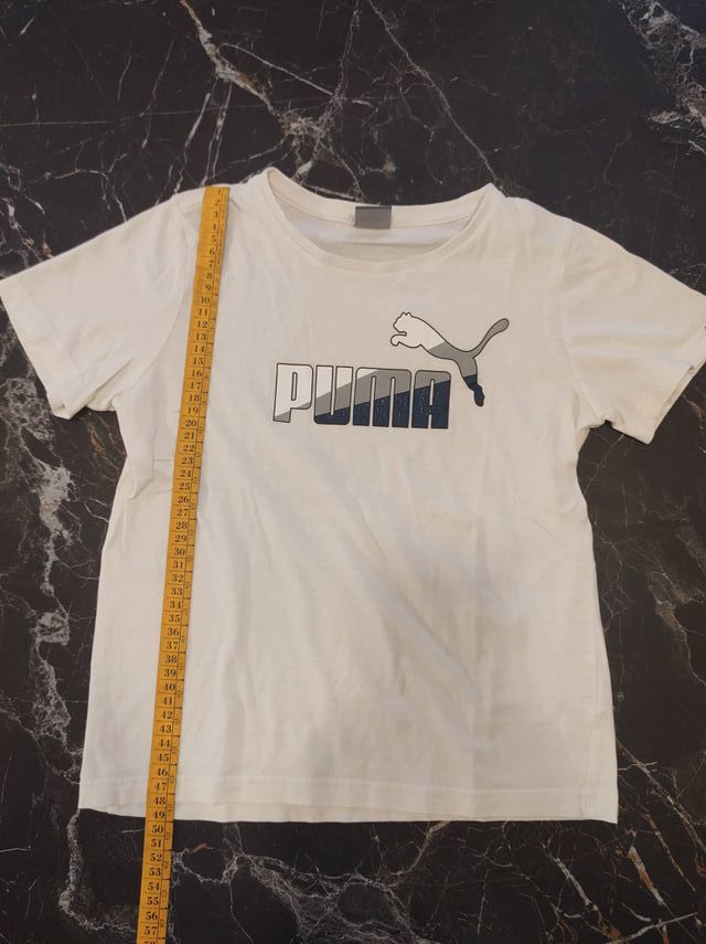 T-shirt Puma Bambino Bianca Tshirt