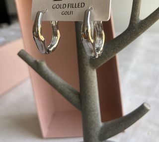 Aretes Aro Plata - Gold Filled