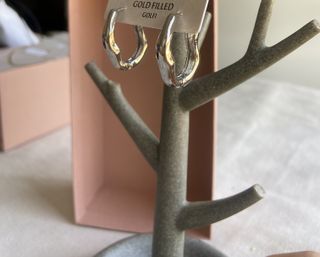 Aretes Aro Plata - Gold Filled