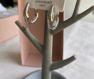 Aretes Aro Plata - Gold Filled