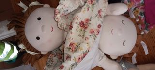 5 bambole di pezza - Fatte a mano