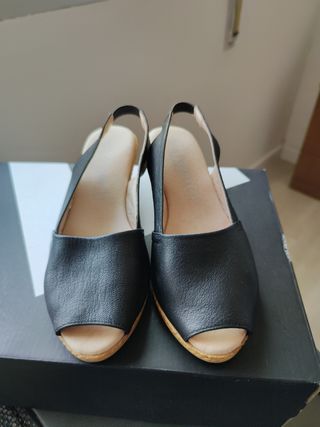 Sandalias negras Eva Frutos - 37