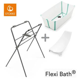 Stokke Flexi Bath + soporte recién nacido y patas