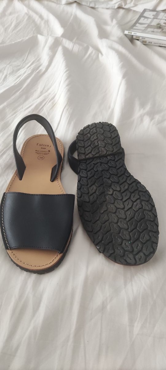 Menorquinas Sfera Piel Azul marino - 38