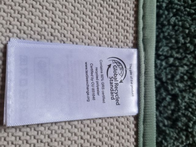 Tappeto bagno verde oliva